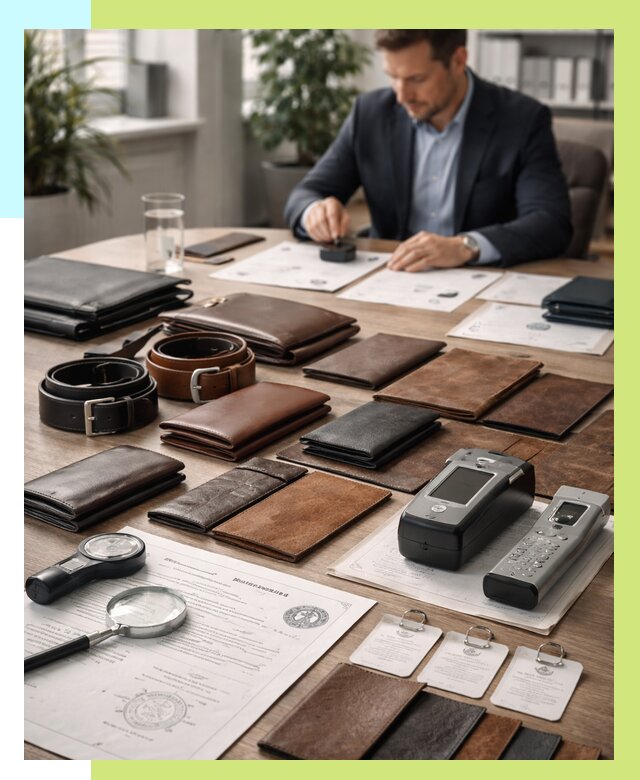 Сертификация кожаных изделий в Невинномысске от 12275 р. | Алешин-Нвн