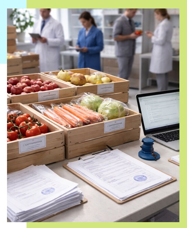 Сертификация овощей и фруктов в Невинномысске от 8695 р. | Алешин-Нвн
