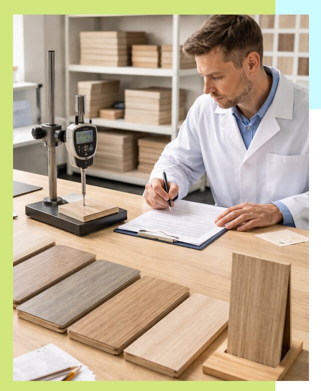 Сертификация ламината с испытаниями и оформлением документов в Невинномысске