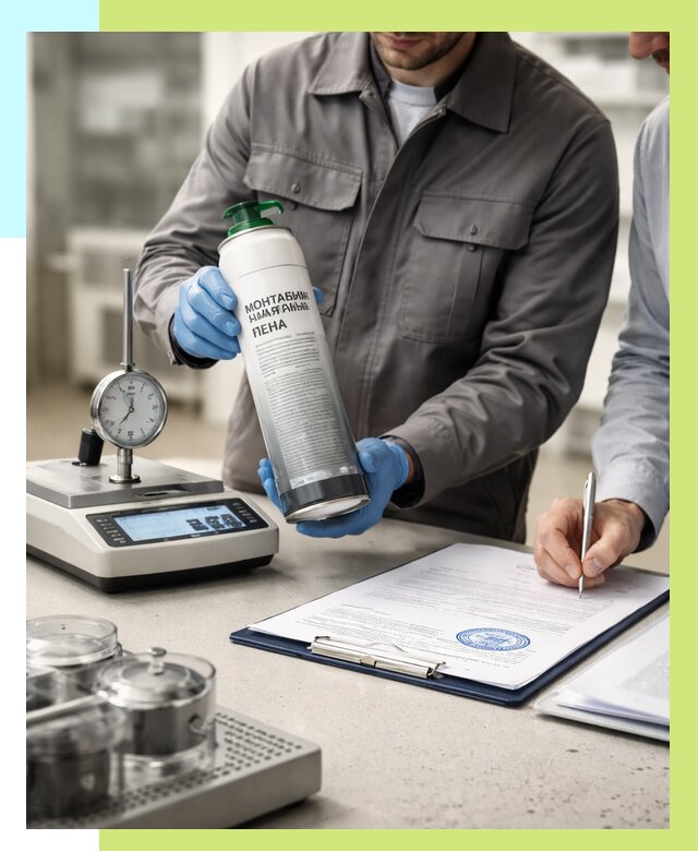 Сертификация монтажной пены в Невинномысске от 15344 р. | Алешин-Нвн