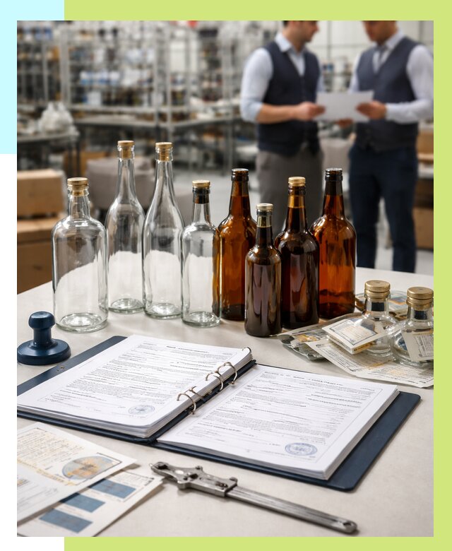 Сертификация стеклянных бутылок в Невинномысске от 25573 р. | Алешин-Нвн