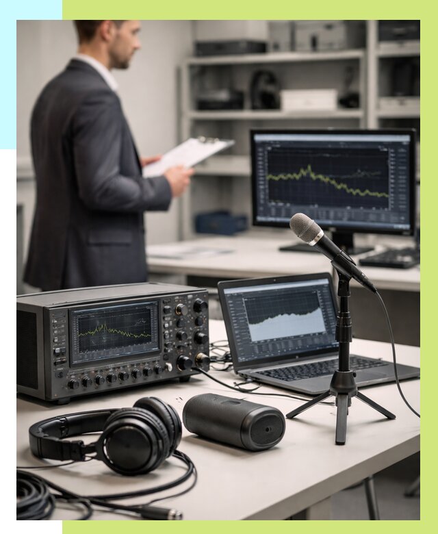 Сертификация аудиотехники в Невинномысске от 15344 р., Алешин-Нвн