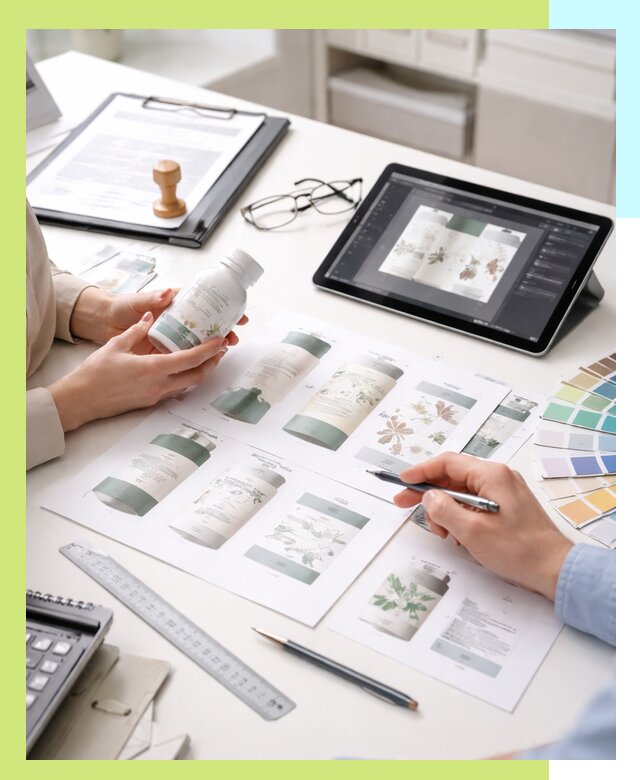 Профессиональная разработка дизайна и текста этикетки продукции в Невинномысске