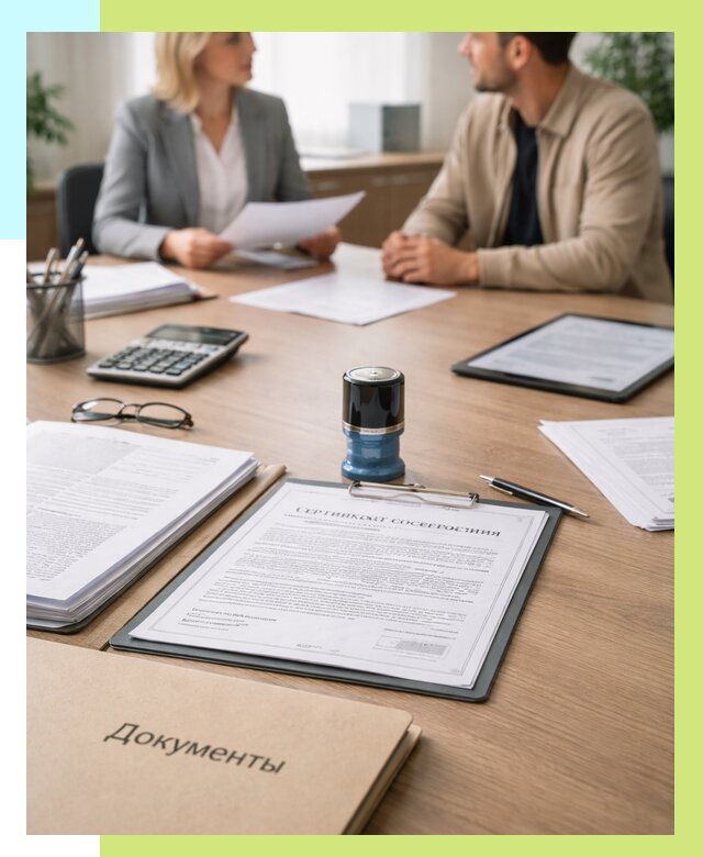 Сертификат соответствия на продукцию в Невинномысске от 15344 р.|Алешин-Нвн