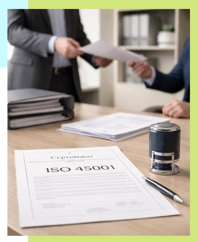 Сертификат ISO 45001 в Невинномысске под ключ от 46031 р. | Алешин-Нвн